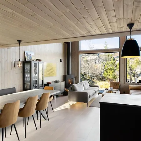 Ski-in Mountain Cabin.5 Br.sauna.veggli *