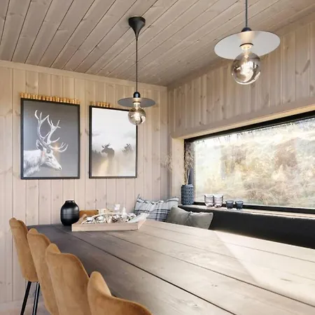 Ski-in Mountain Cabin.5 Br.sauna.veggli Rollag
